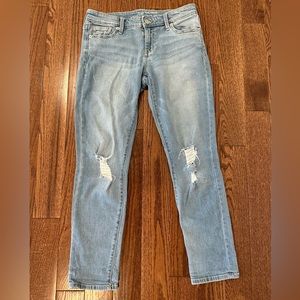 Gap Girlfriend Destructed Jeans